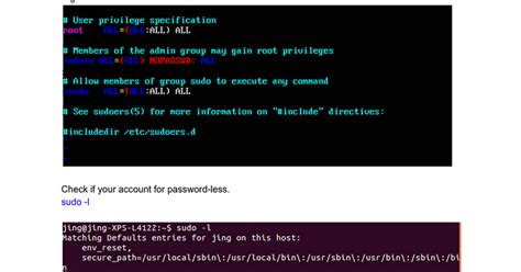 Linux Tutorial: How to Configure A Password-Less Sudo